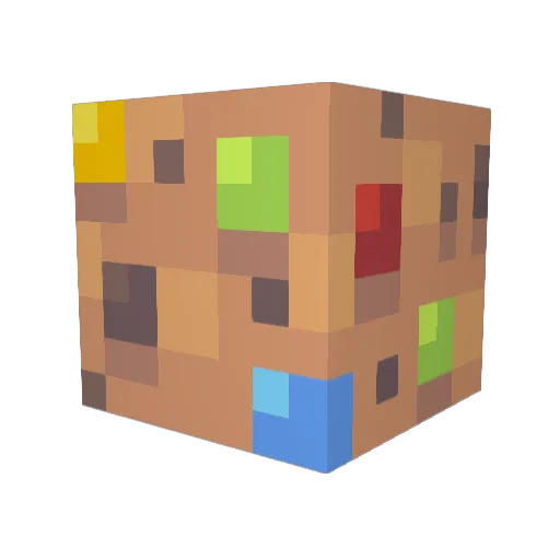 C4CookieMonster Minecraft avatar head, 3D render