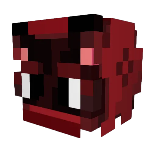C4M3R0N69 Minecraft avatar head, 3D render
