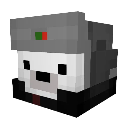 C4MBION Minecraft avatar head, 3D render
