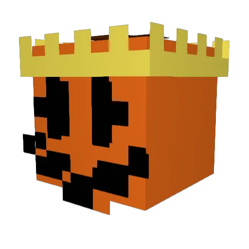 C4NDYB4R Minecraft avatar head, 3D render