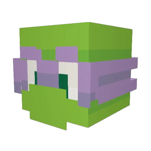 C4PT41NSP4RKL3Z Minecraft avatar head, 3D render