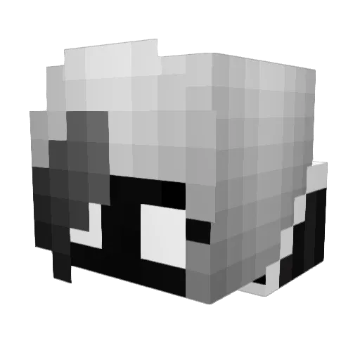 C4PTUR Minecraft avatar head, 3D render