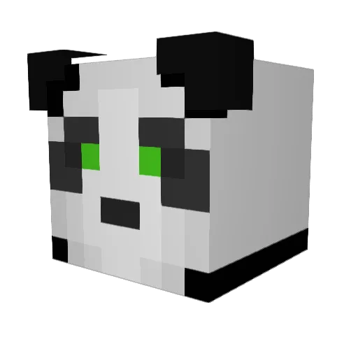 C4TFART Minecraft avatar head, 3D render