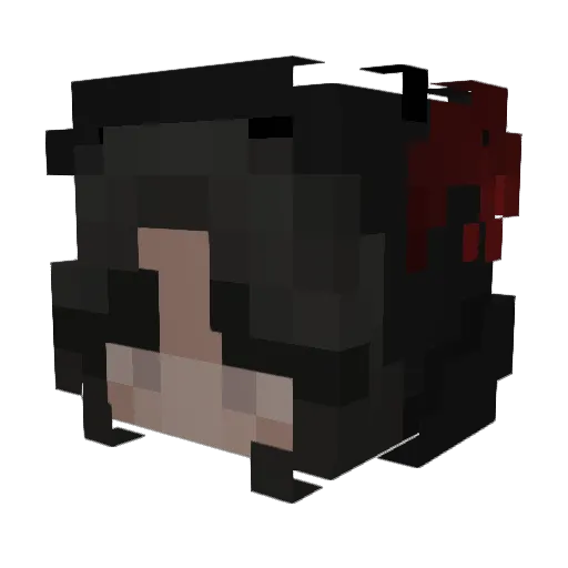 C4_L Minecraft avatar head, 3D render