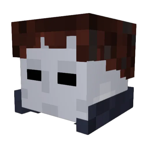 C4kz Minecraft avatar head, 3D render
