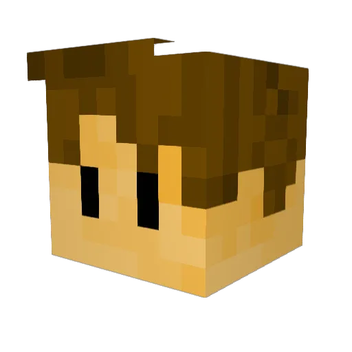 C4lipp0 Minecraft avatar head, 3D render