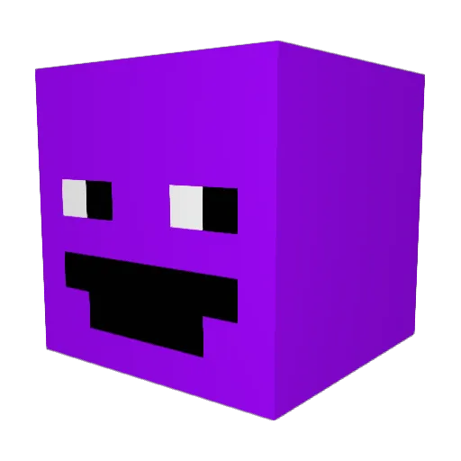 C4p0_2007 Minecraft avatar head, 3D render