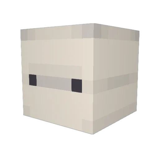 C4photosynthesis Minecraft avatar head, 3D render