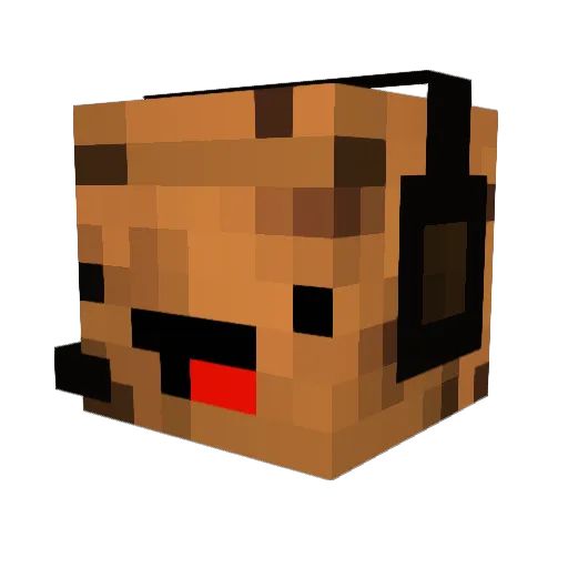 C4pt4inCookie Minecraft avatar head, 3D render