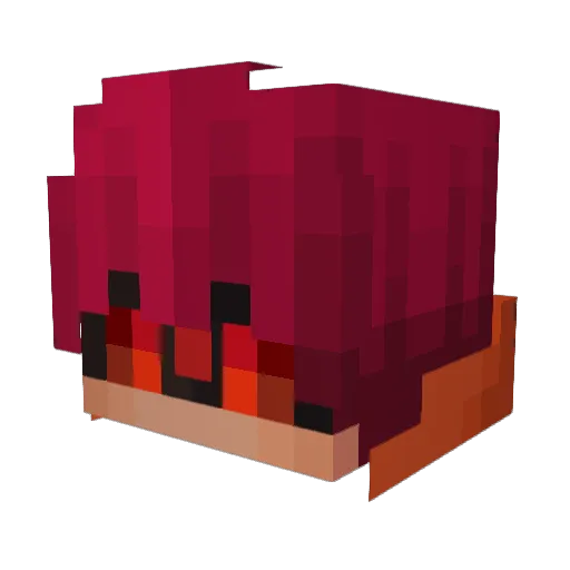 C4rin_Art Minecraft avatar head, 3D render