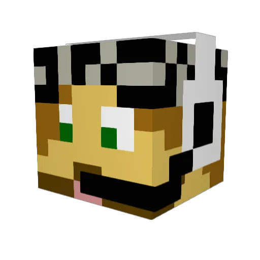C4ssi0pei4s Minecraft avatar head, 3D render