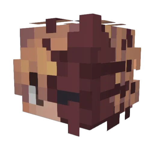 C4ssidyGamb1t Minecraft avatar head, 3D render