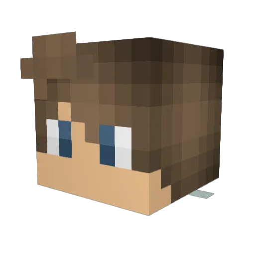 C4theBomb Minecraft avatar head, 3D render