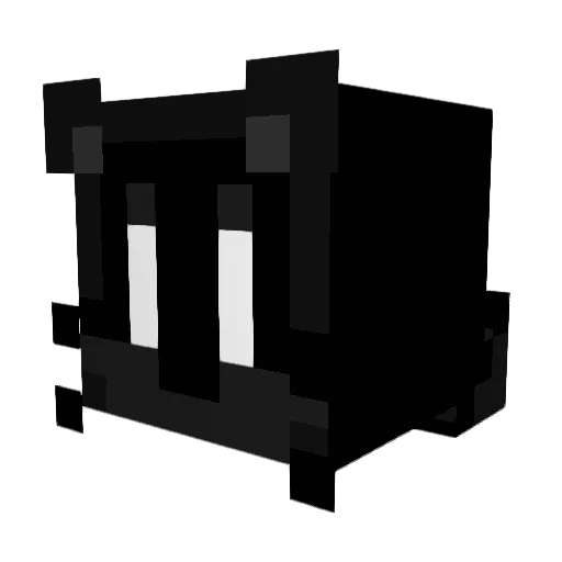 C4tygirl Minecraft avatar head, 3D render