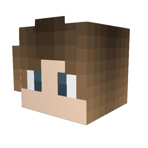 C4ydem Minecraft avatar head, 3D render