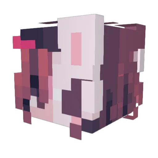C4ystal Minecraft avatar head, 3D render
