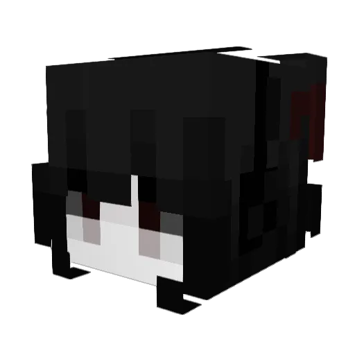 C66 Minecraft avatar head, 3D render