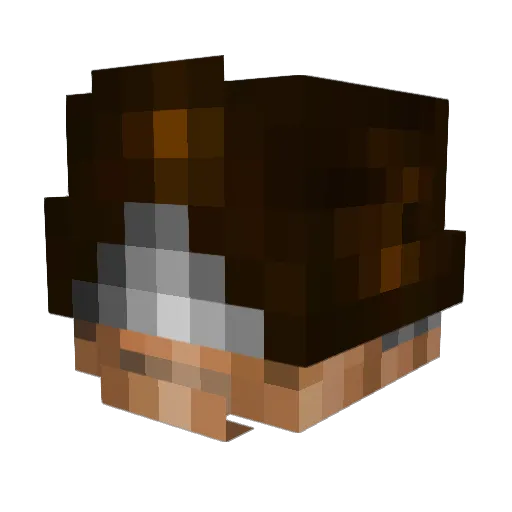 C6Tango Minecraft avatar head, 3D render