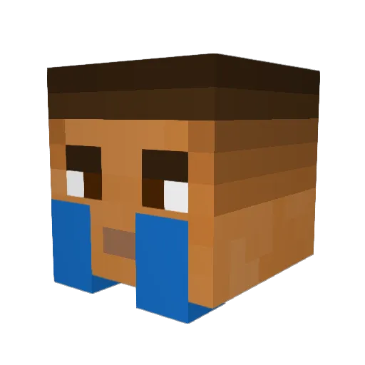 C7ruso77o Minecraft avatar head, 3D render