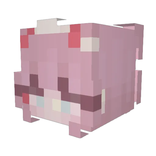 C8d3nn Minecraft avatar head, 3D render