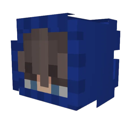 C8rso Minecraft avatar head, 3D render