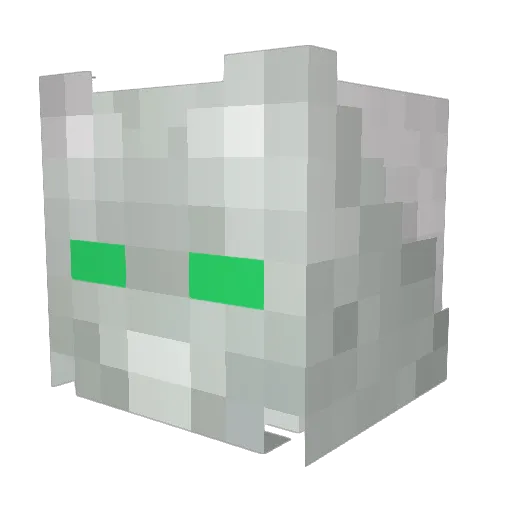 CAAAAAAAAAARDOFF Minecraft avatar head, 3D render