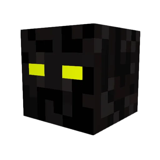 CAAY Minecraft avatar head, 3D render