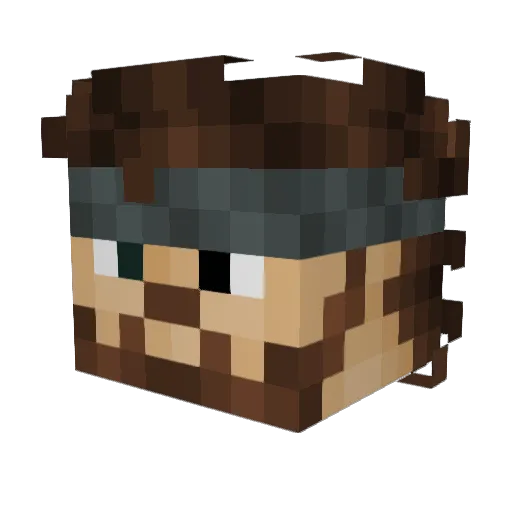 CADXNDD Minecraft avatar head, 3D render