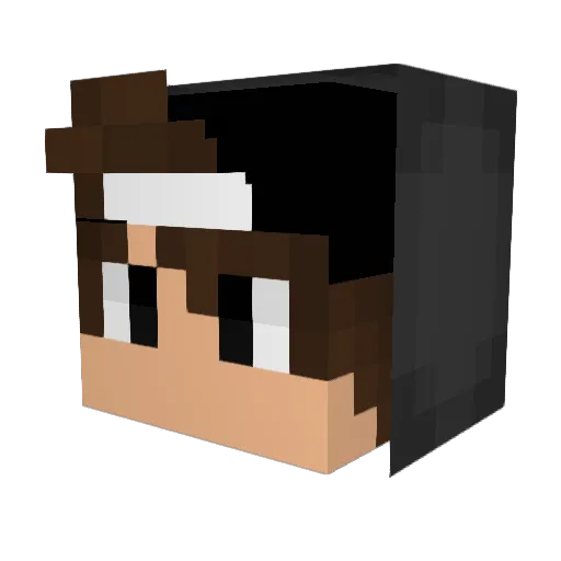 CAGATAY_MERT Minecraft avatar head, 3D render