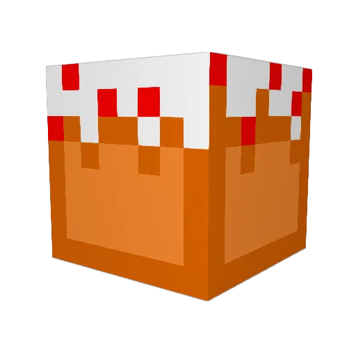 CAKE9246 Minecraft avatar head, 3D render