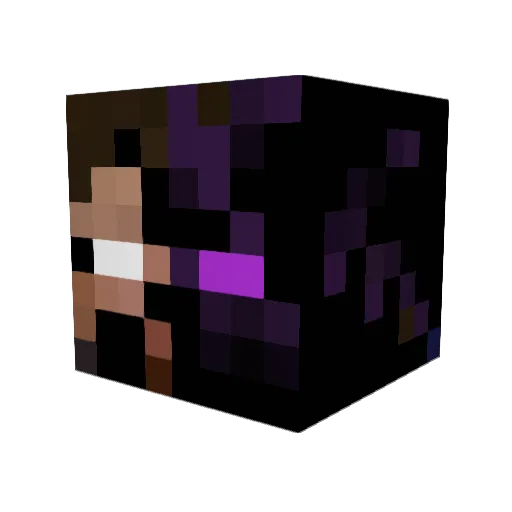 CALL_ME_PRO Minecraft avatar head, 3D render