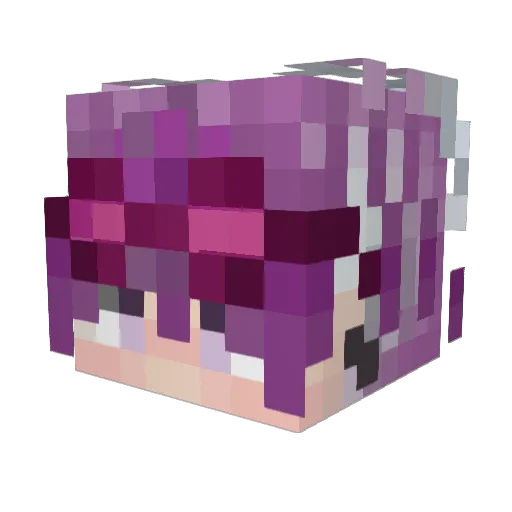 CANFANPAN Minecraft avatar head, 3D render