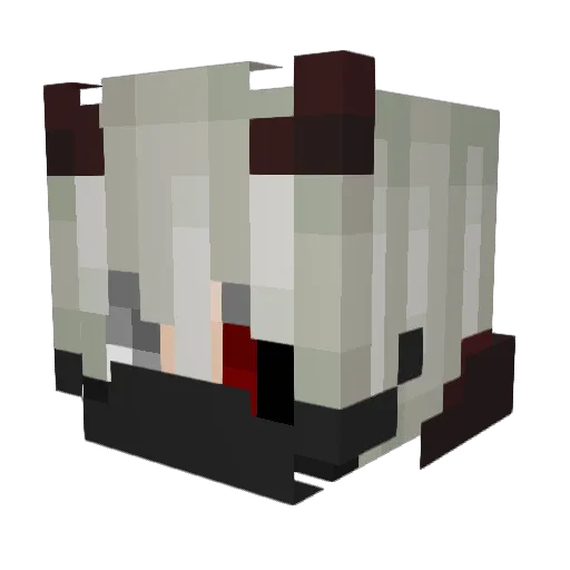 CANLUL1 Minecraft avatar head, 3D render