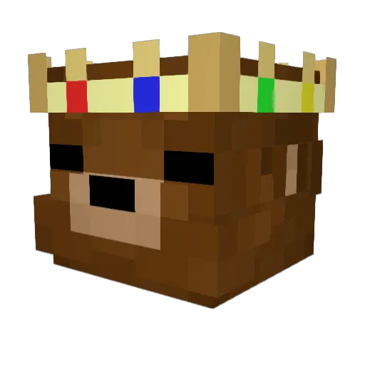 CANNED_MILK_ Minecraft avatar head, 3D render