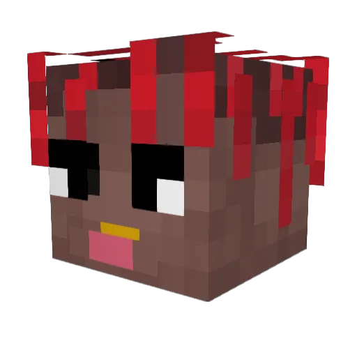 CAPILLASIXTINA Minecraft avatar head, 3D render