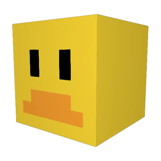 CAPIPATO Minecraft avatar head, 3D render