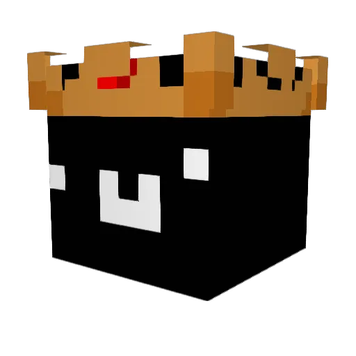 CAPPE124 Minecraft avatar head, 3D render