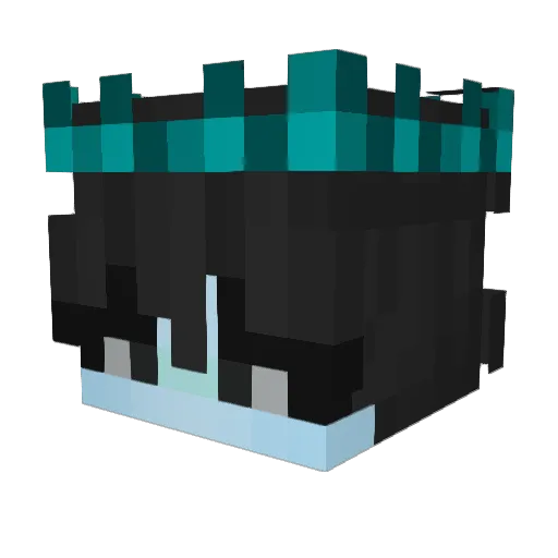 CAPPY654 Minecraft avatar head, 3D render