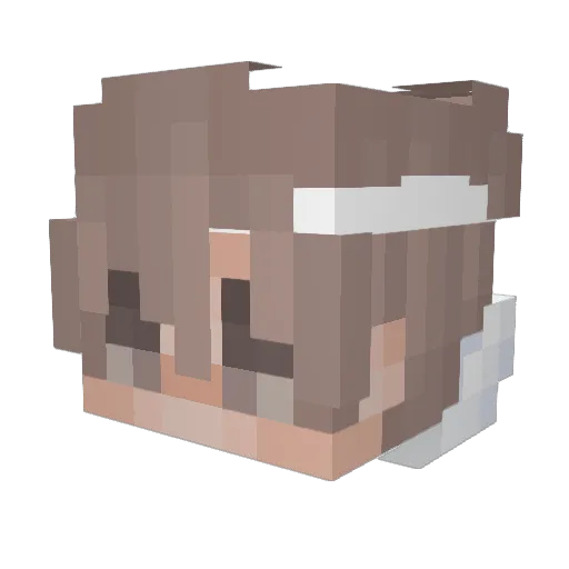 CAPTAIN_UFO Minecraft avatar head, 3D render