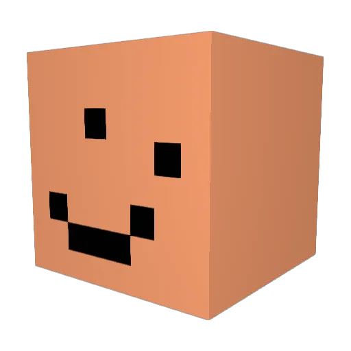 CAPkebab Minecraft avatar head, 3D render