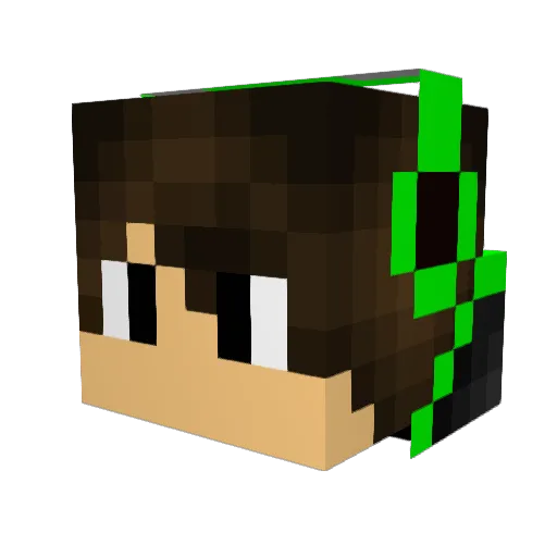 CARLOSCRACK16 Minecraft avatar head, 3D render