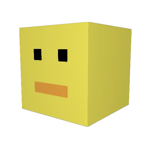 CARPETMAN691 Minecraft avatar head, 3D render