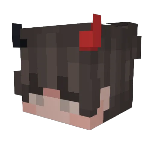 CARROT_SAHARA Minecraft avatar head, 3D render