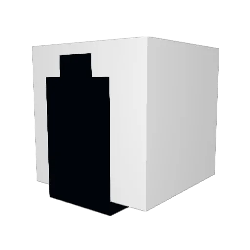 CARTM3N Minecraft avatar head, 3D render