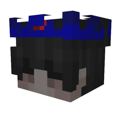 CASHMONEYDAVID Minecraft avatar head, 3D render