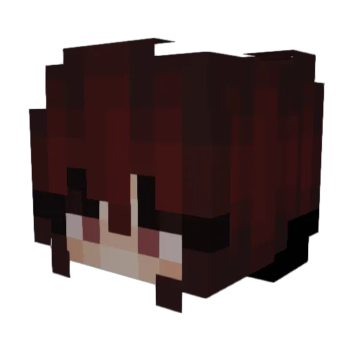 CASHSOSA Minecraft avatar head, 3D render