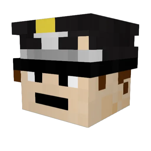 CASSY_2010 Minecraft avatar head, 3D render