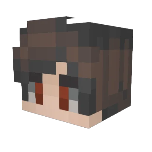 CAStriker Minecraft avatar head, 3D render