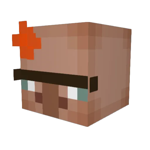 CATACAST_ Minecraft avatar head, 3D render