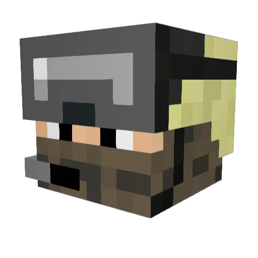 CATCRAZY9669 Minecraft avatar head, 3D render